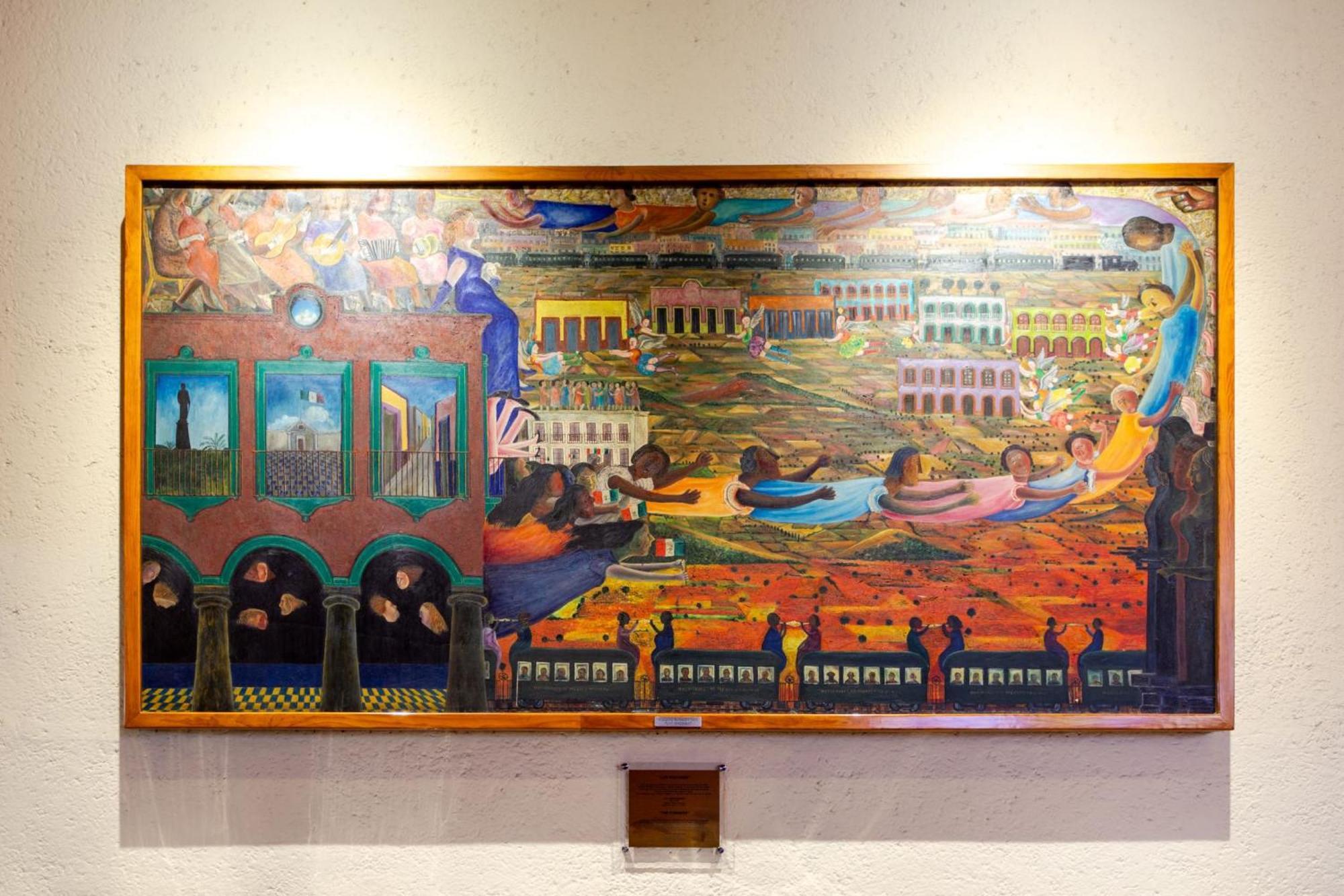 Hotel Camino Real Polanco Mexico Esterno foto Mural by the artist at the University of the West Indies, Cave Hill Campus