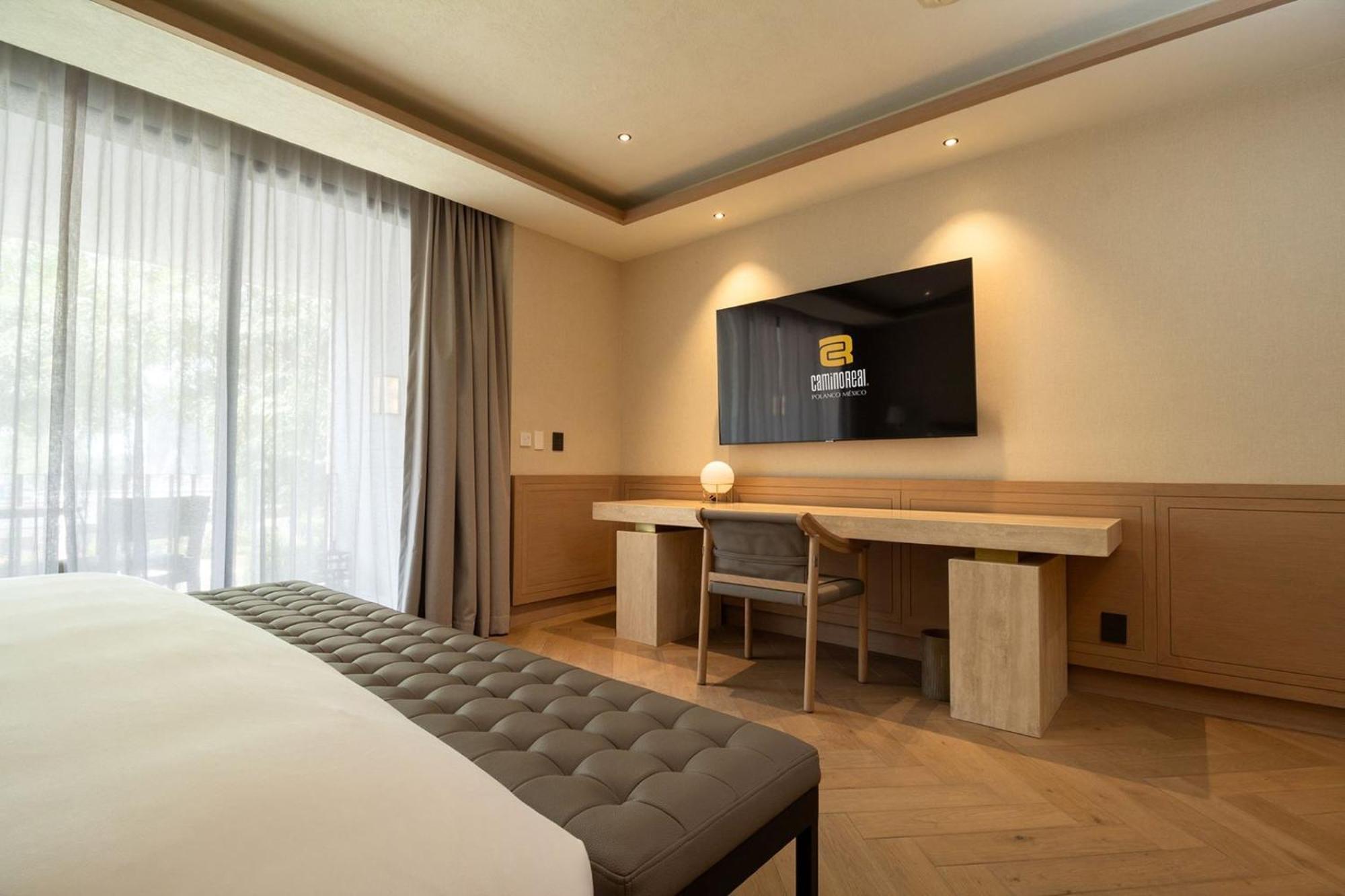 Hotel Camino Real Polanco Mexico Esterno foto A room at the hotel